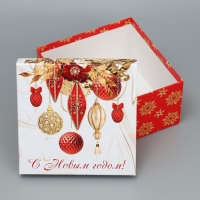 Набор подарочных коробк 6 в 1 &laquo;Новогодний подарок&raquo;, 10 х 10 х 6 &ndash; 20 х 20 х 11 см, Новый год