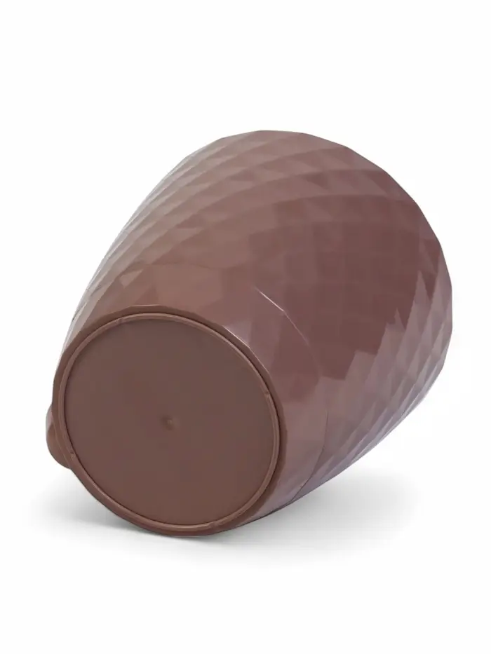 Кашпо с прикорневым поливом "Румба" 1,5 л, D14 см, h-14,5 см, цвет мокко