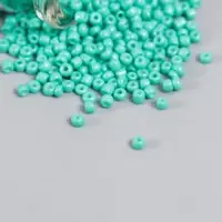 Бисер круглый 12/0 в бутылочке "Изумрудный" 20 гр