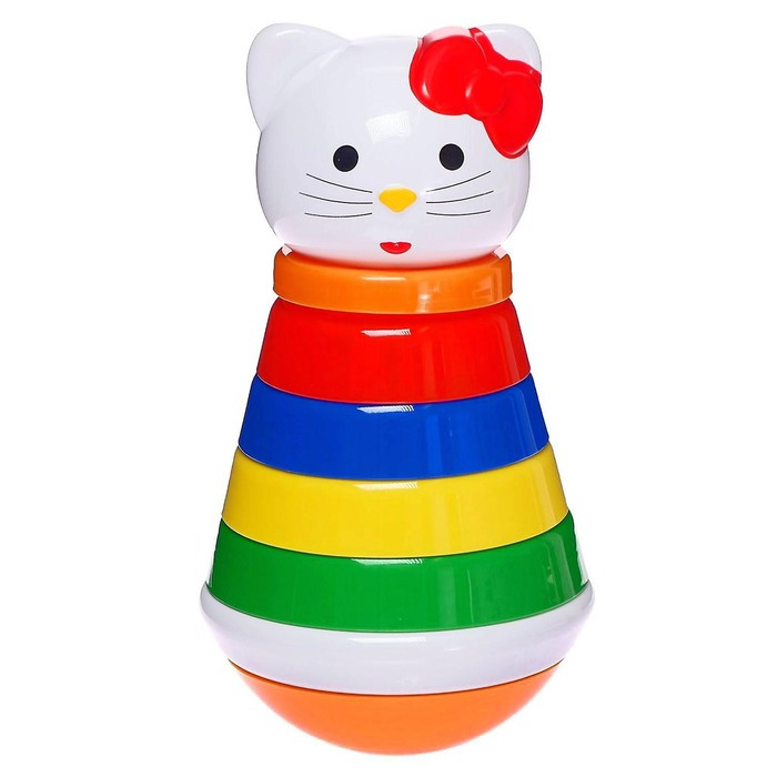 Пирамидка малая &laquo;Неваляшка&raquo;, МИКС