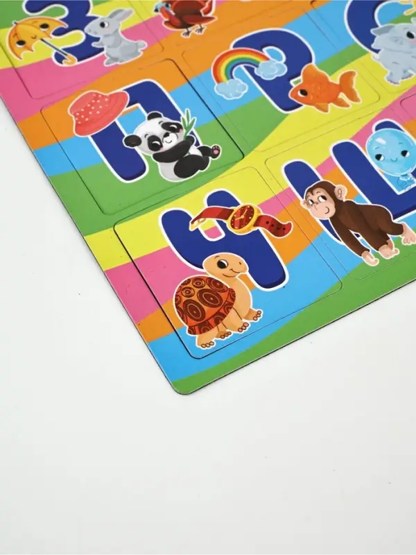 Магниты детские полимер 40х24,3см "Алфавит"