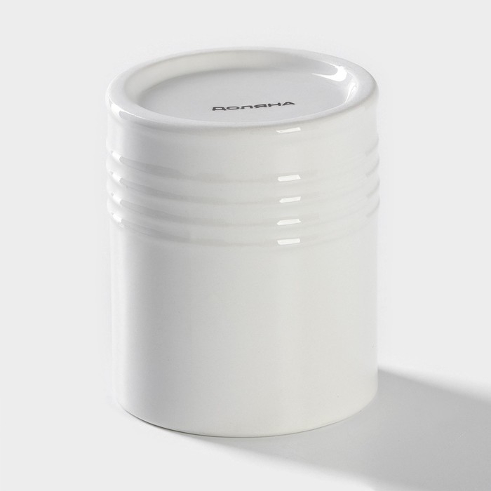 Сахарница Доляна &laquo;Гурман&raquo;, 320 мл, цвет белый