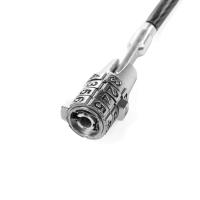 Замок навесной велосипедный LOCKLAND, кодовый, 6х650 мм