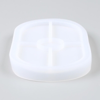 Форма силиконовая универсальная &laquo;Овал&raquo;, размер изделия 9,2 &times; 17,6 &times; 1,4 см