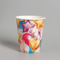 Набор бумажной посуды одноразовый Шары&raquo;