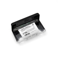 Садовый светильник на солнечной батарее, 8 &times; 4.5 &times; 4.5 см, 1 LED, свечение белое, чёрный