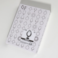 Зеркало настольное, двустороннее, с увеличением, зеркальная поверхность 11 &times; 15 см, цвет чёрный