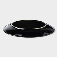 Тарелка керамическая обеденная &laquo;Лунная тропа&raquo;, d=25 см, цвет синий