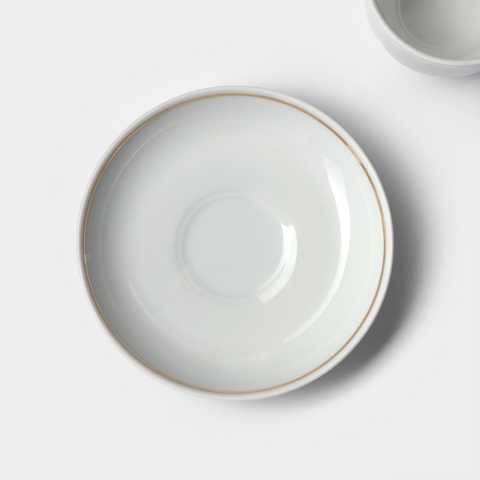 Чайная пара &laquo;Тюльпан&raquo;: чашка 250 мл, блюдце d=15 см