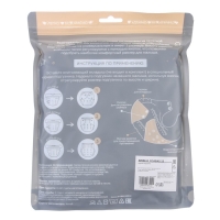 Многоразовый подгузник, 3-15 кг, флис, цвет светло серый, Крошка Я