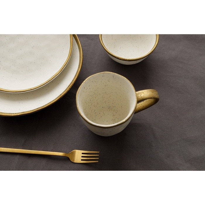 Кружка фарфоровая Magistro Poursephona, 400 мл, цвет белый