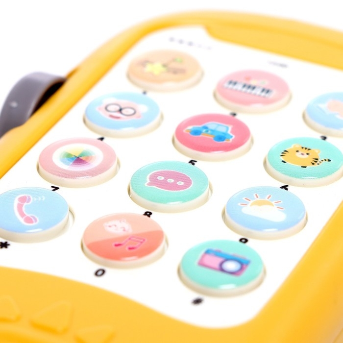 Музыкальная игрушка &laquo;Крокодил Тоша&raquo;, звук, свет, цвет жёлтый