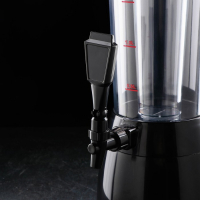 Башня пивная с ёмкостью для льда &laquo;Меркурий&raquo;, 2,5 л, цвет чёрный