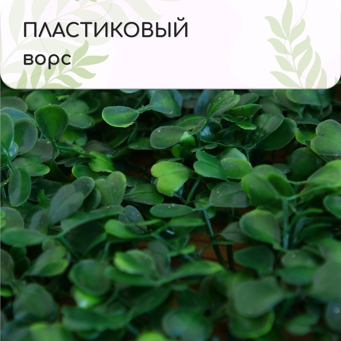 Декоративная панель, 25 &times; 25 см, &laquo;Мокрица&raquo;, Greengo