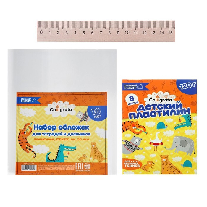 Набор первоклассника Calligrata "Классический", 42 предмета