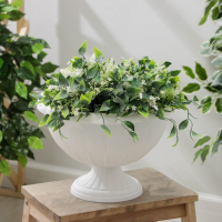 Кашпо уличное на ножке &laquo;Джулия&raquo;, 8 л, цвет белый