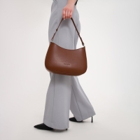 Сумка женская TEXTURA, средний размер, цвет коричневый