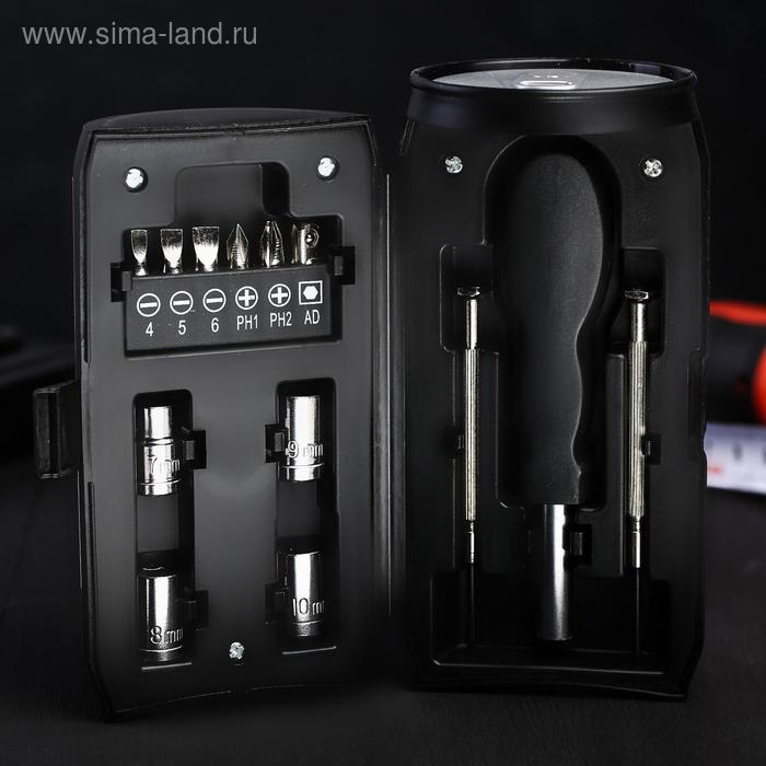 Набор инструментов в банке &laquo;Хозяин жизни&raquo;, 13 предметов