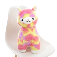 Мягкая игрушка &laquo;Лама&raquo;, 45 см, цвет жёлто-розовый