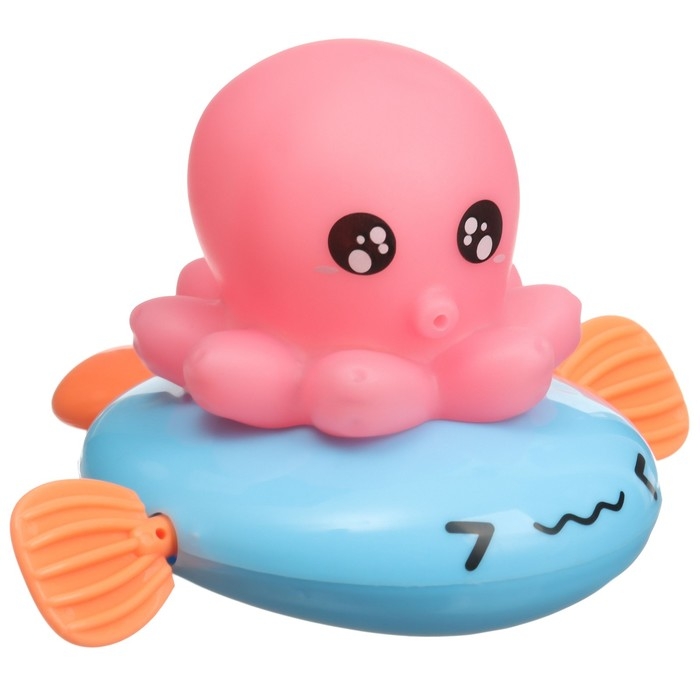 Заводная игрушка для ванны с брызгалкой &laquo;Осьминожка&raquo;, Крошка Я