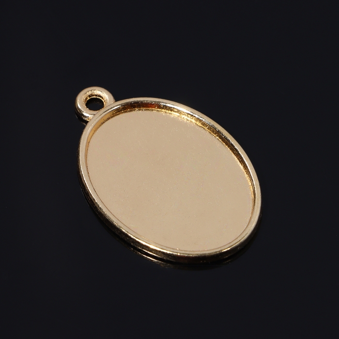 Рамка с сеттингом A2259, площадка 18&times;25мм, цвет золото