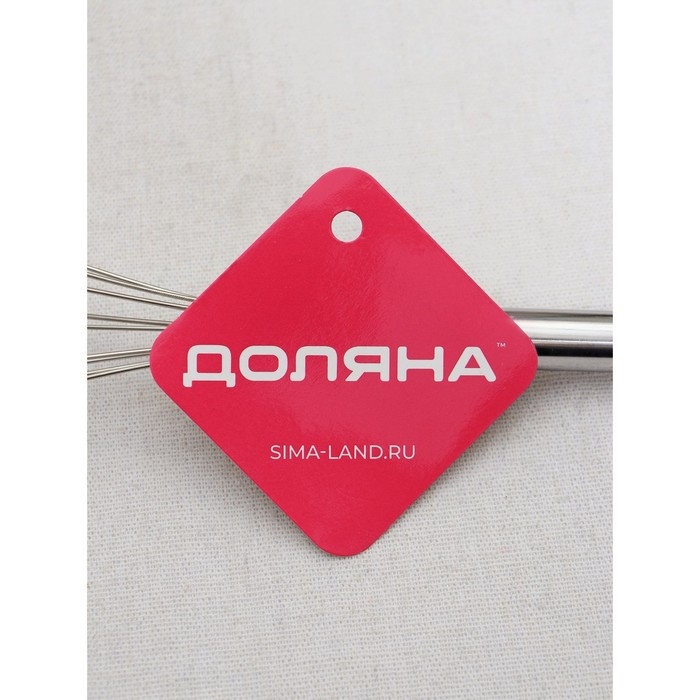 Венчик для взбивания Доляна &laquo;Помощник&raquo;, 24&times;6 см, цвет серебристый