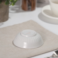 Блюдце для варенья &laquo;Белое&raquo;, d=9 см, фарфор