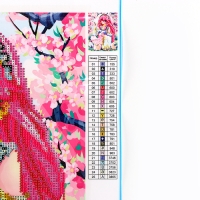 Алмазная мозаика с частичным заполнением на холсте &laquo;Нежная&raquo;, 30 х 40 см