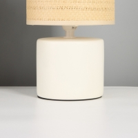 Лампа настольная "Лиза" 1х40Вт Е14  белый 13х13х24см