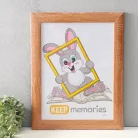 Фоторамка для фото 30х40 см "Luxe Elegance" пластик, бежевый, (пластик экран)