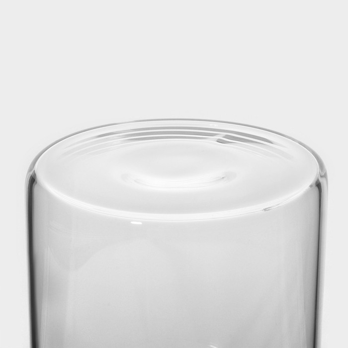 Банка стеклянная для хранения сыпучих продуктов с вакуумной крышкой &laquo;Плезир&raquo;, 1 л, 11&times;16 см