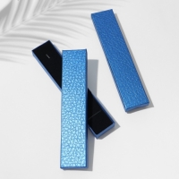 Коробочка подарочная под браслет/цепочку/часы &laquo;Животный принт&raquo; симпл, 21 &times; 4, цвет синий