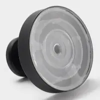 Набор крючков металлических на вакуумной присоске 2 шт, цвет черный