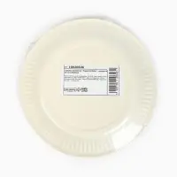 Тарелка одноразовая бумажная &laquo;Happy Birthday&raquo;, конфетти, 18 см