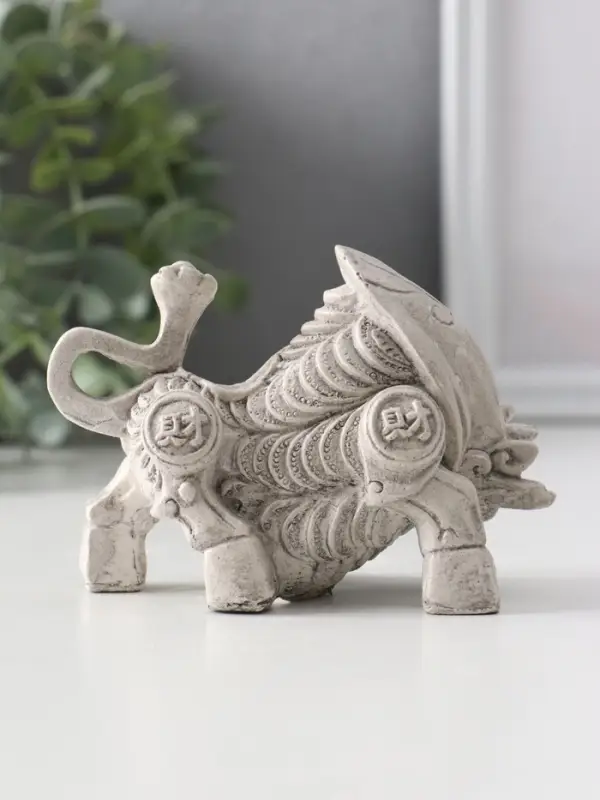 Фигура &laquo;Золотой телец&raquo;, 10&times;5&times;6,,5 см, серая