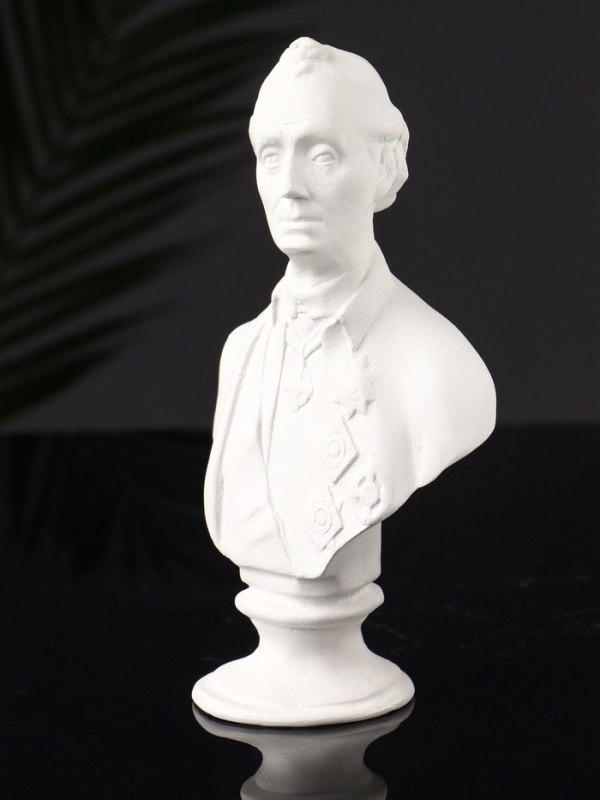 Набор бюстов на подносе, 20х10х15 см, белый