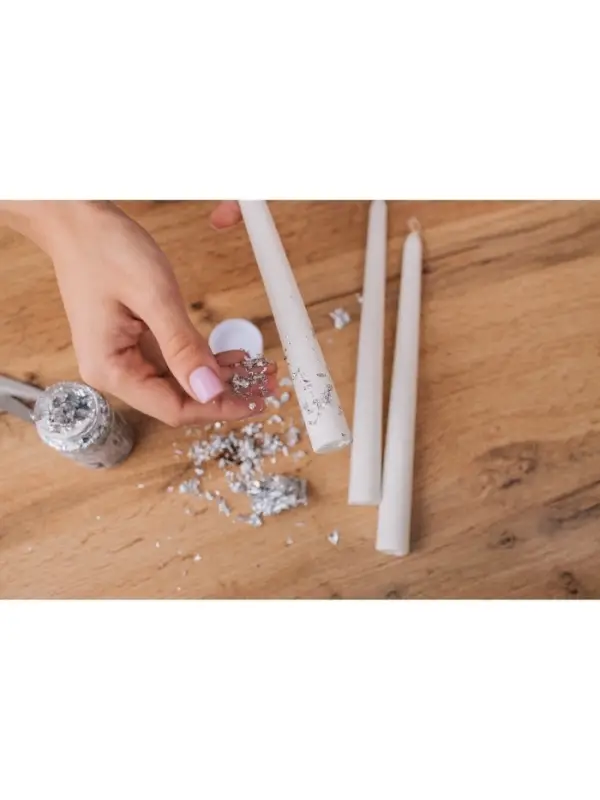 Ароматическая свеча парафиновая хозяйственная &laquo;Французская ваниль&raquo;, 17&times;2 см, 40 г