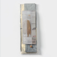 Короб LaDо́m &laquo;Франческа&raquo;, 3 выдвижных ящика, 30&times;20&times;28 см, цвет серо-голубой