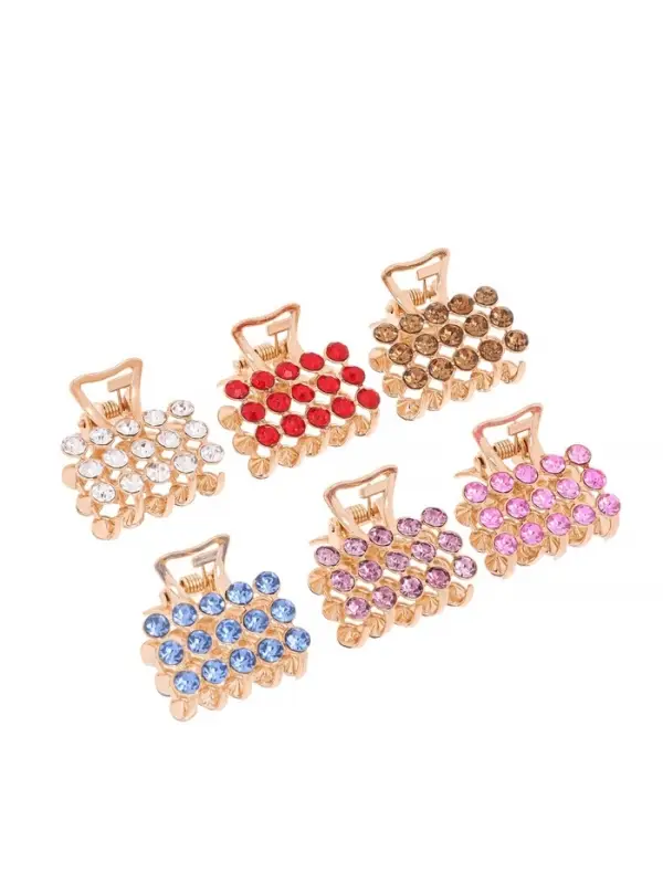 Крабик для волос &laquo;Классик&raquo;, 2.5 см, золото МИКС