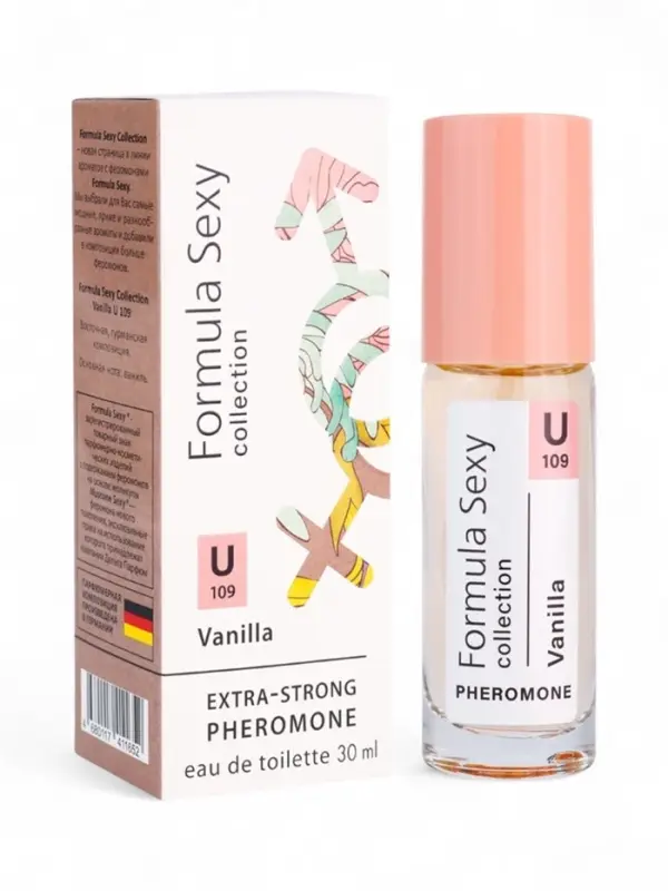 Туалетная вода женская с феромонами Formula Sexy collection Vanilla U109, 30 мл