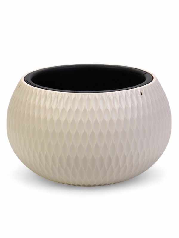 Кашпо "Жемчужина" 7л подвесное, бежевый