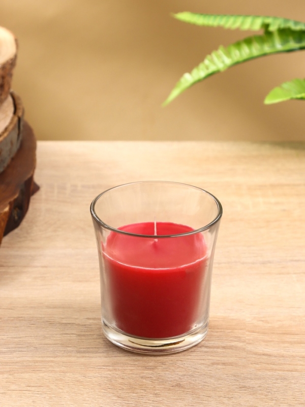 Свеча ароматическая "Candle" 100 гр, клубничный взрыв