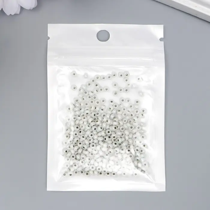 Бисер стекло 8/0 "Цветная серединка. Оливки" 10 гр