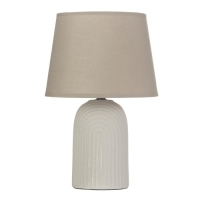 Настольная лампа "Доротея" Е14 40Вт серый 22х22х35 см RISALUX