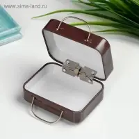 Шкатулка металл чемодан "Мост" 3,5х7,7х5,5 см