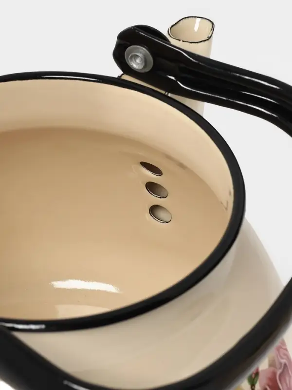 Чайник сферич. с мет.р. 3л (слоновая)Магнолия