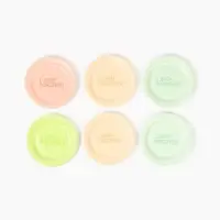 Тарелка С днем рождения, микс нежный 18см 6 шт