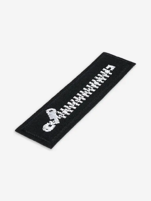 Термоаппликация &laquo;Молния&raquo;, 10&times;2.5 см, чёрная, белая