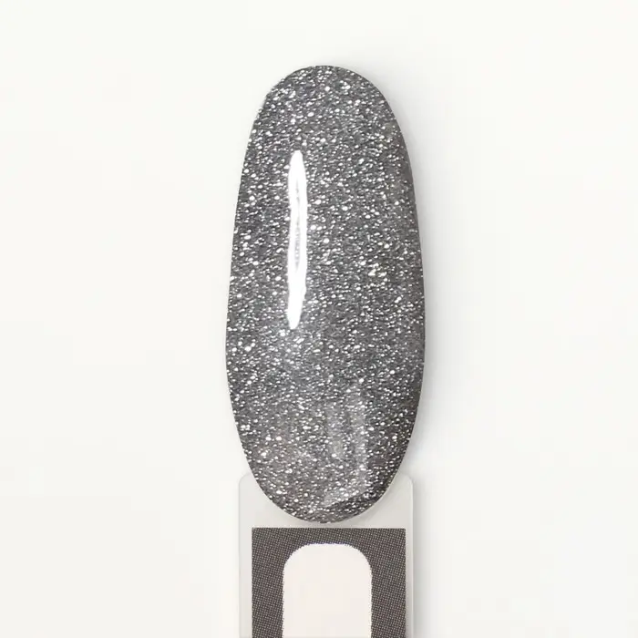 Блёстки для декора ногтей, светоотражающие, мелкие, цвет серебристый