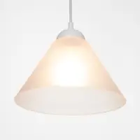 Плафон "Конус" Е27 прозрачный 25х25х15см